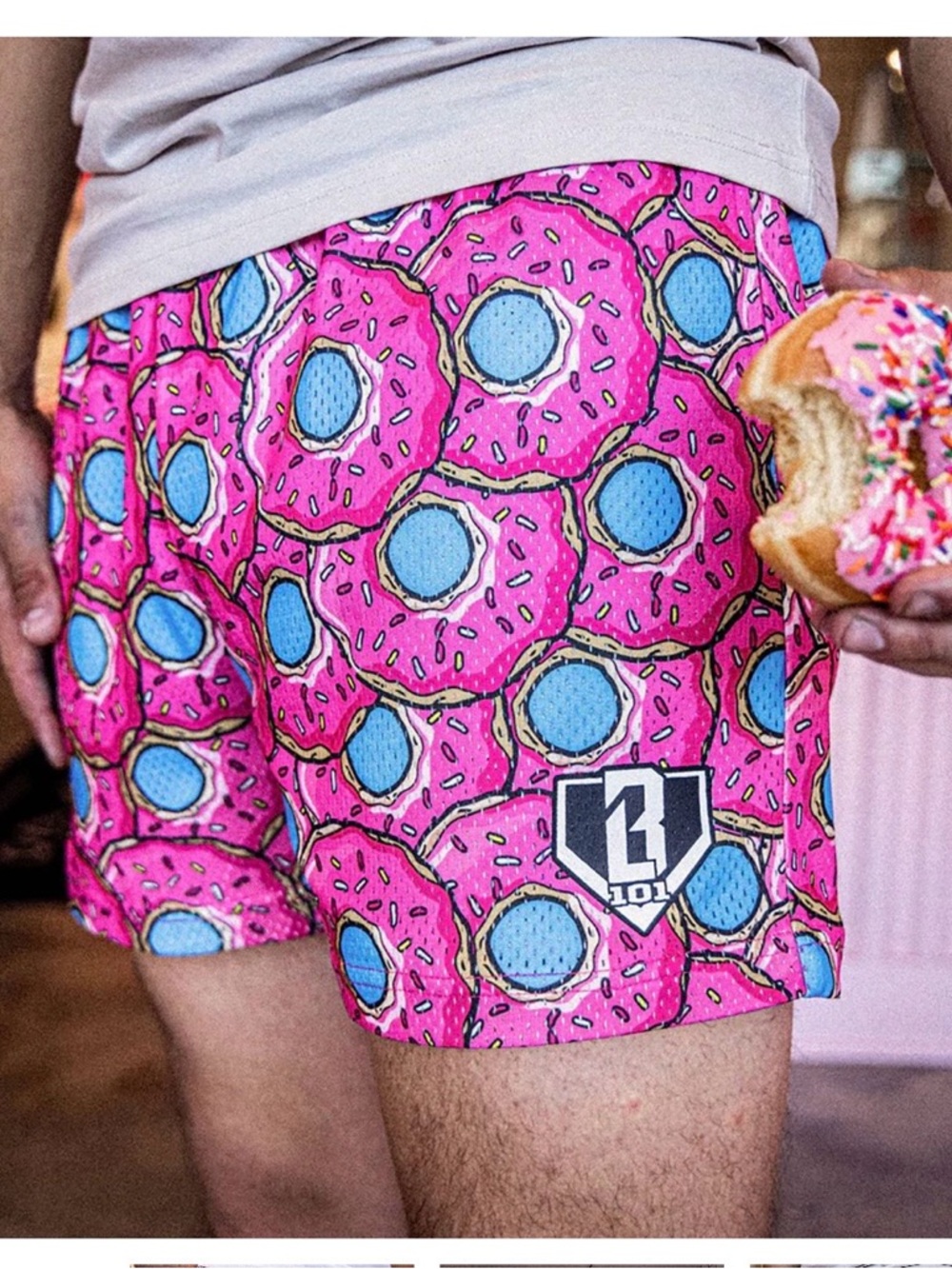 Baseball Lifestyle 101 Donut Shorts